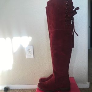 Women’s Shoe Dazzle  over the Knee Flat Boots